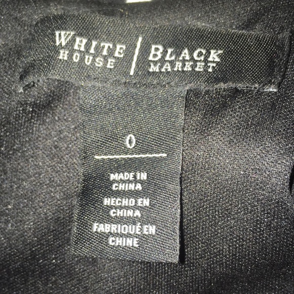 WHBM Shark Bite Hem Fit And Flare Dress - Picture 6 of 6